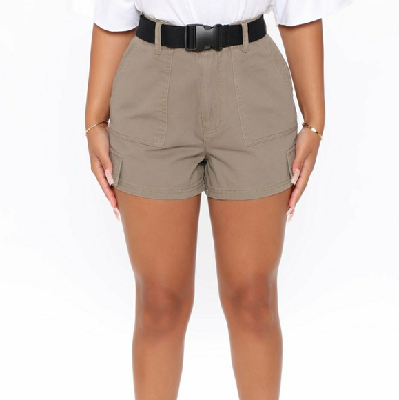 safari life cargo shorts olive - Picture 3 of 4